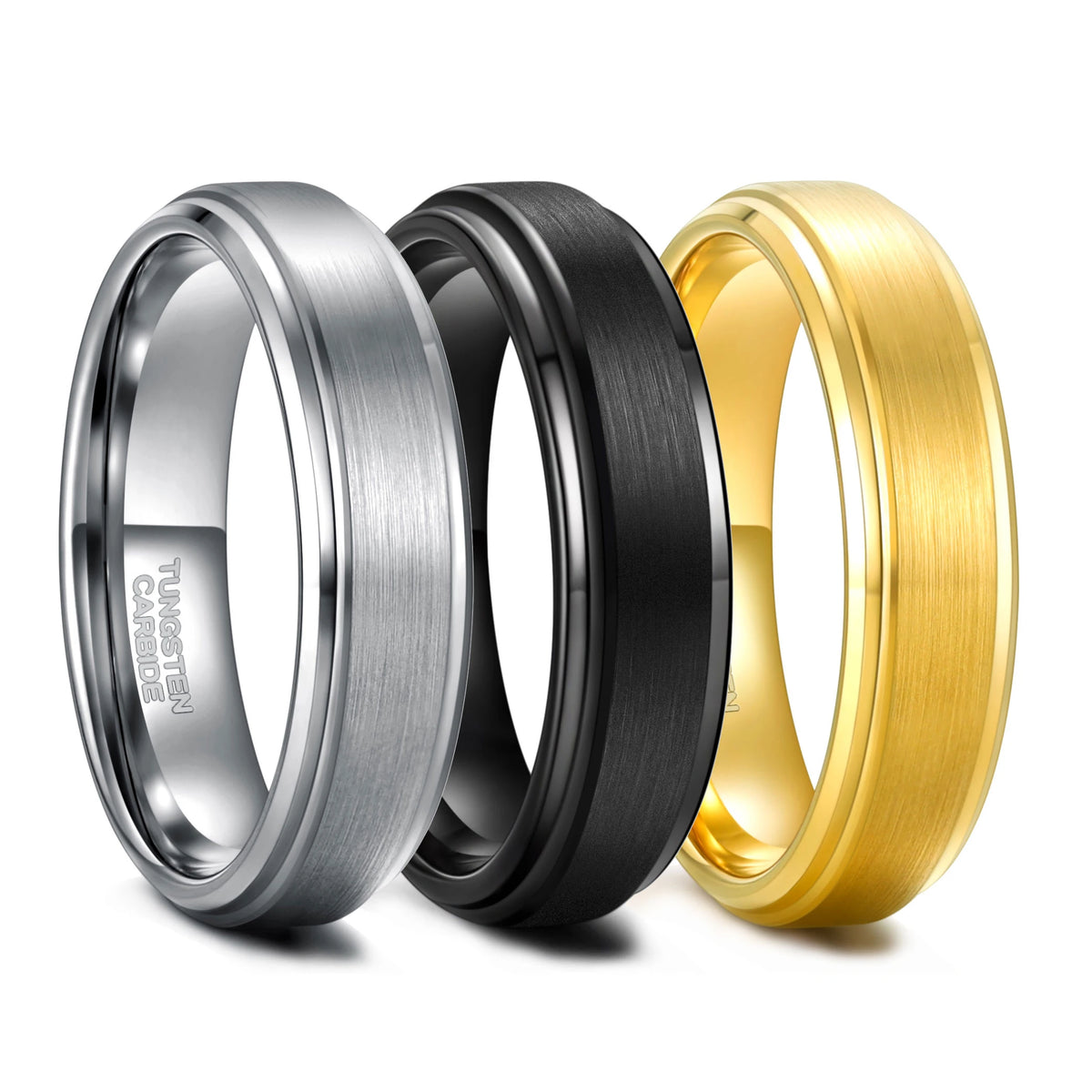 NEWLiFE REBEL District Crest 6mm Tungsten Ring