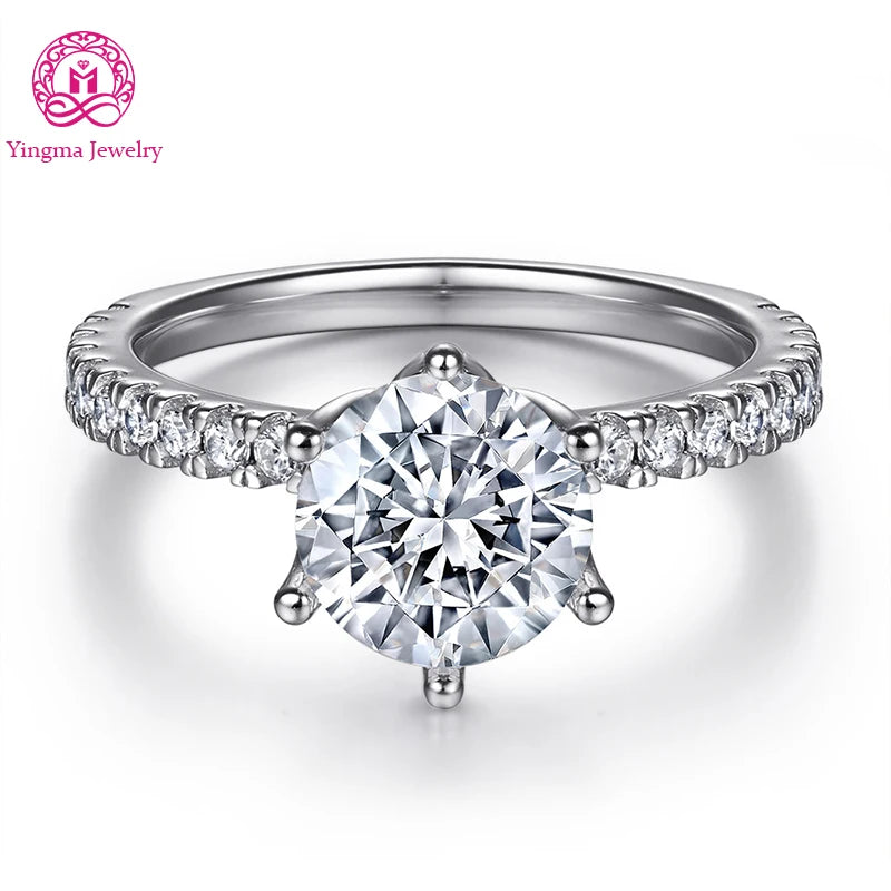 Gioiellieri IGI Certified Luxurious Lab Grown Diamond Ring 2ct D VVS1 Exceptional Sparkle 9K 10K 14K 18K Gold PT950 Women Fine Jewelry