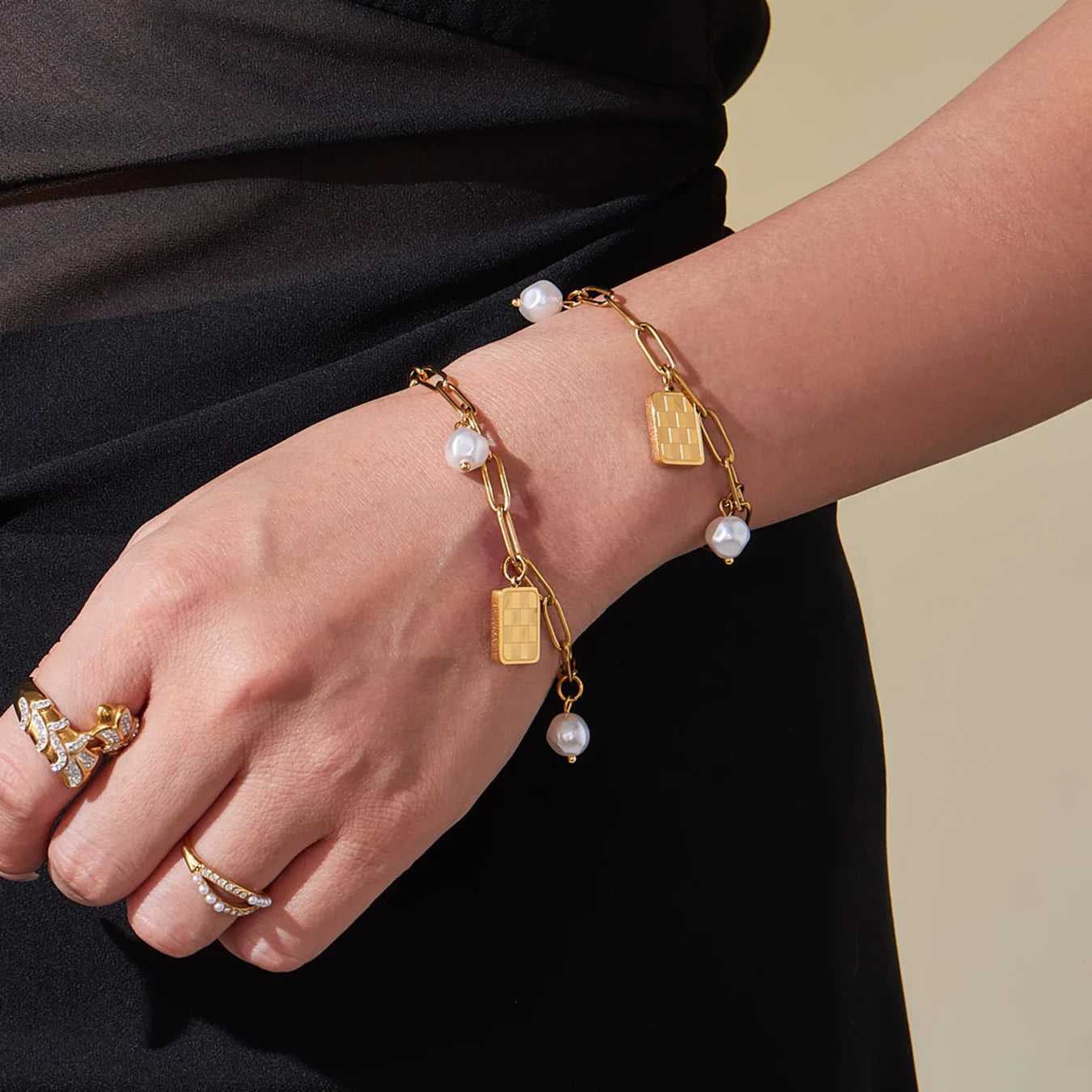 DIY Charm Buckle Necklace & Bracelet | 18K Gold Plated Stainless Steel Customisable Fashion Jewellery