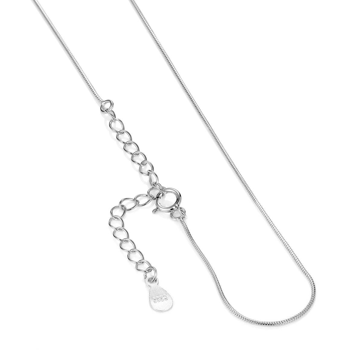 REDheart Custom 925 Sterling Silver Thin Chain Italy Link Adjustable Box Cross Singapore Gold Plated Necklace Fine Jewelry