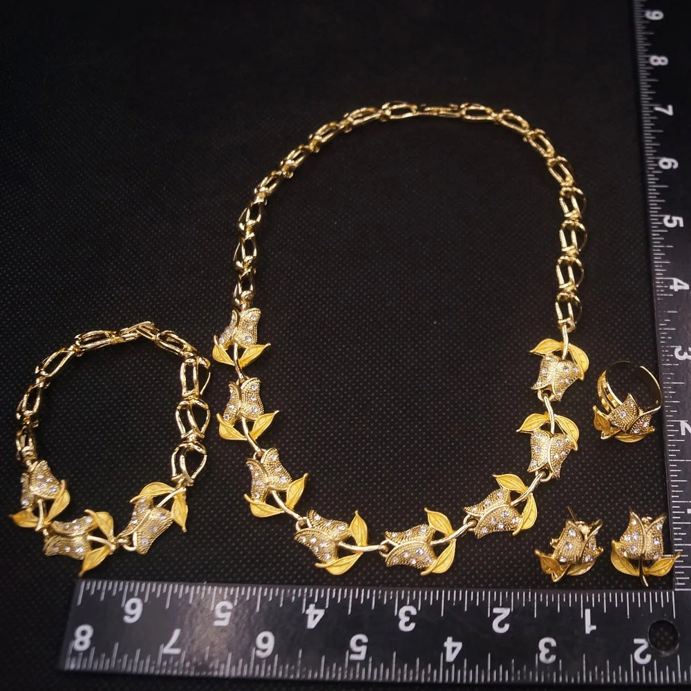 Zhuerrui Women Wedding Party Nigerian Jewellery Sets Bridal Luxury Jewelry Set Italian Silver Color Jewelry Sets  HA0040