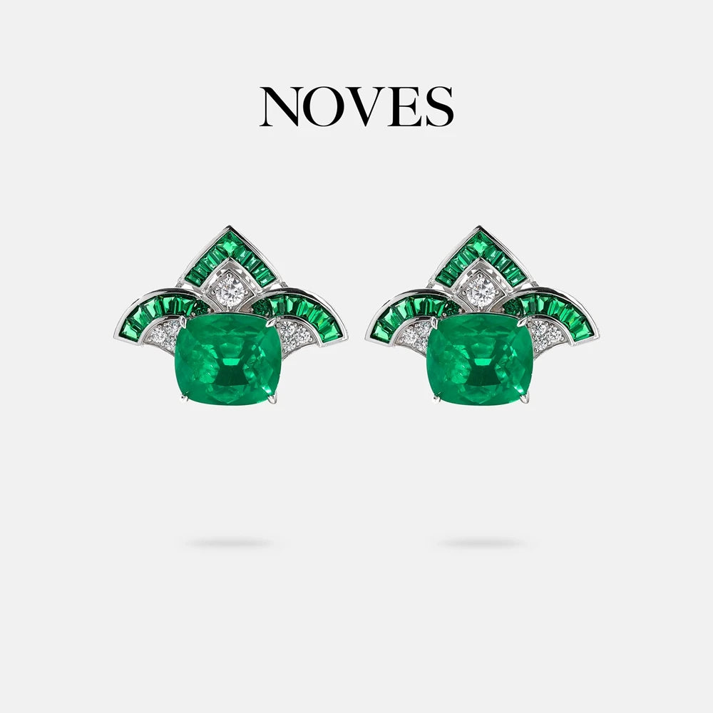 MUSHAN Jewelry Factory S925 Sterling Silver Stud Earrings Are Light Luxury and High End Elegant Accessory