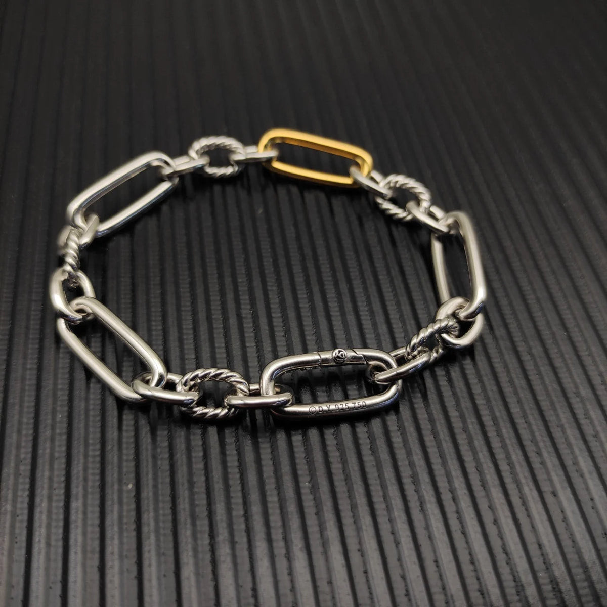 FASHIONISTA DY High-Quality Silver-Plated 9.8mm Fashion Bracelet, Gold-Plated 9.8mm Bracelet, Jewelry