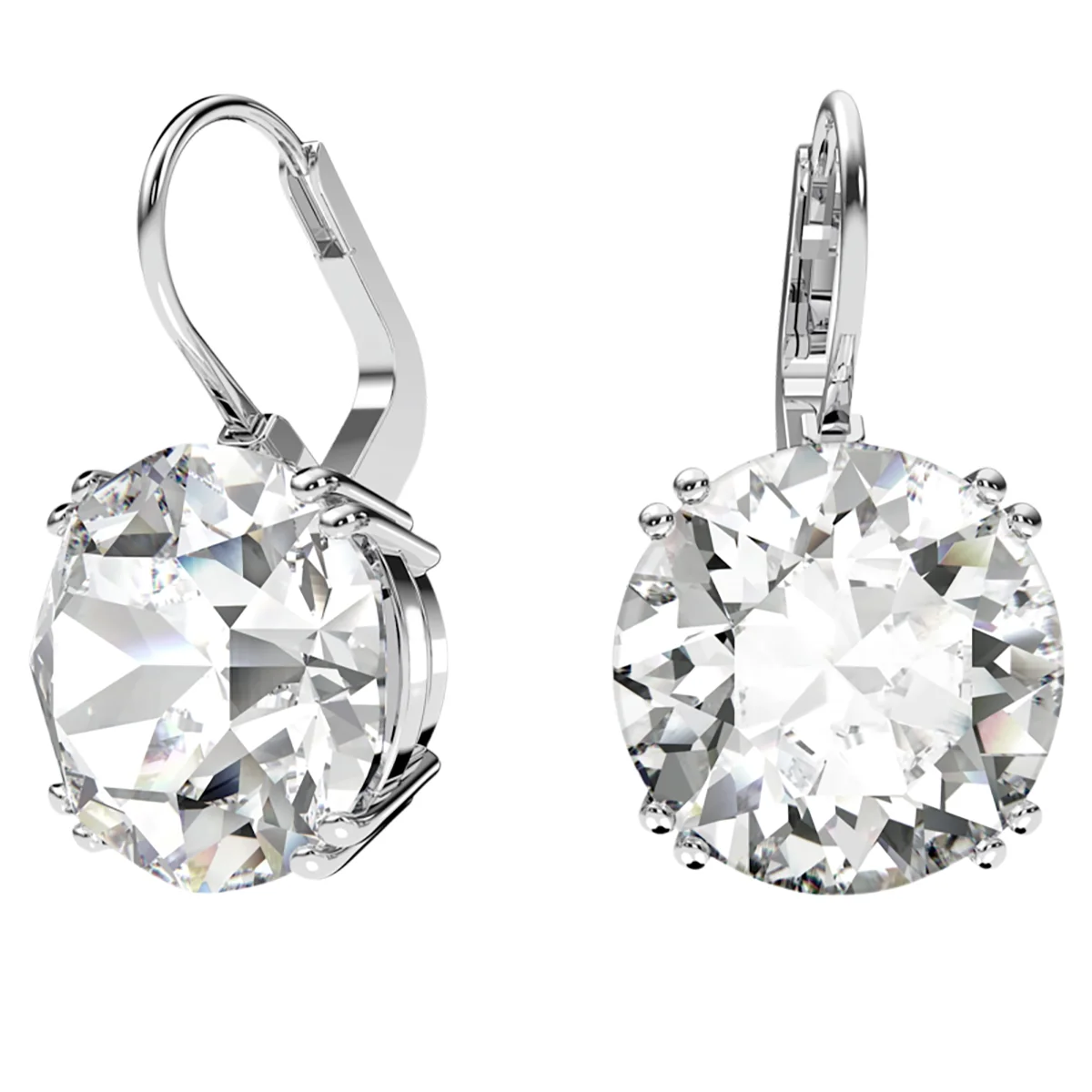 S&S Luxury Vintage Brass Zircon Sparkling Drop Earrings Elegant High-End Jewelry for Women for Parties & Special Occasions
