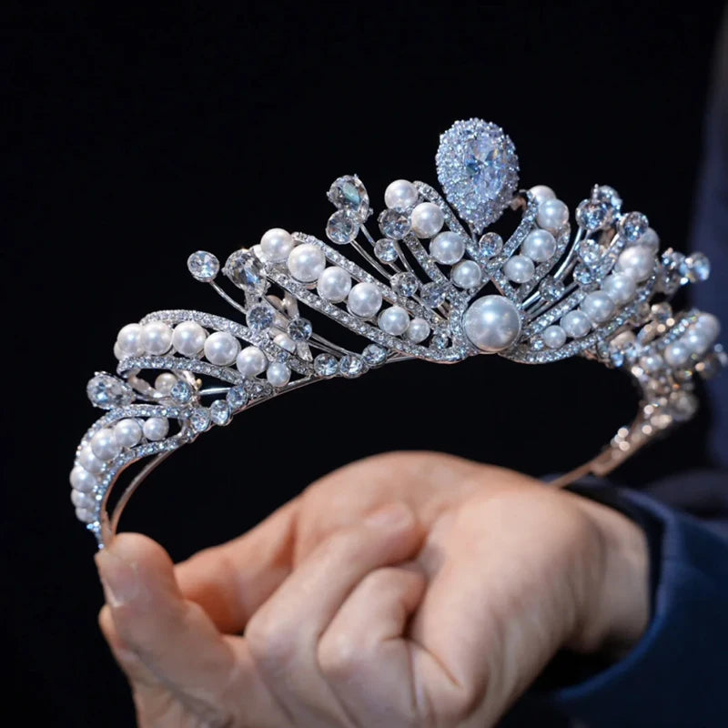 2026 New Wedding Hair Accessories Crown Women Headpiece with Diamond for Birthday Coming of Age Party