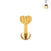 ASTM F136 Titanium 16G Various Styles Ear Nose Studs Labret Lip Earrings Cartilage Tragus Helix Lobe PVD Plated Piercing Jewelry