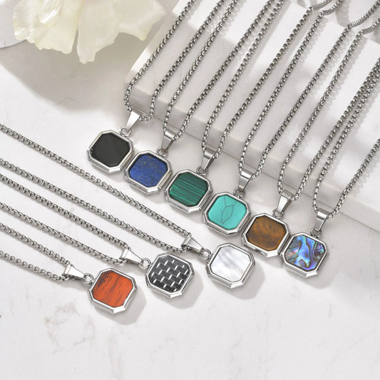 NEWLiFE VIKING Waypoint Peak Stainless Steel Necklace