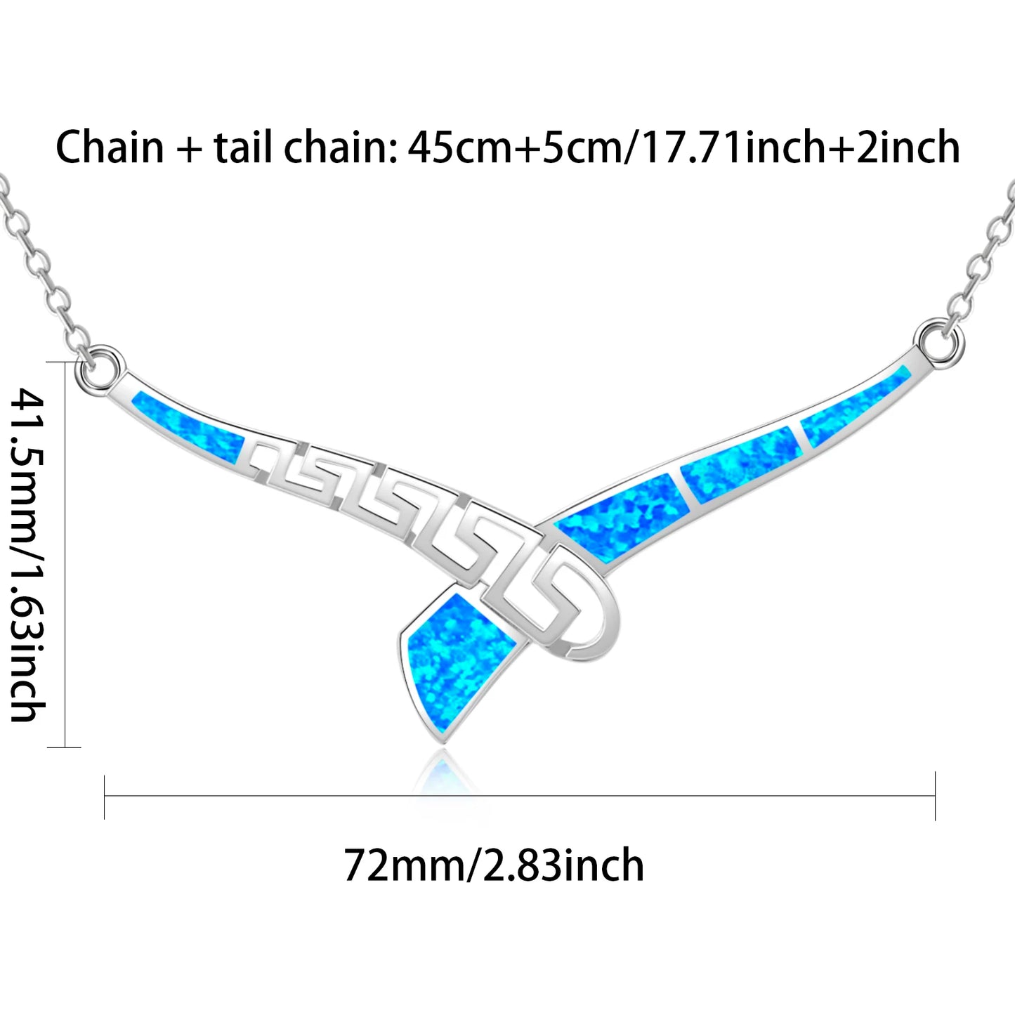 Aobao Gold Plated Opal Pendant Necklace Minimalist Trendy Statement Jewelry for Unisex Direct Supply Crossborder Hot-selling