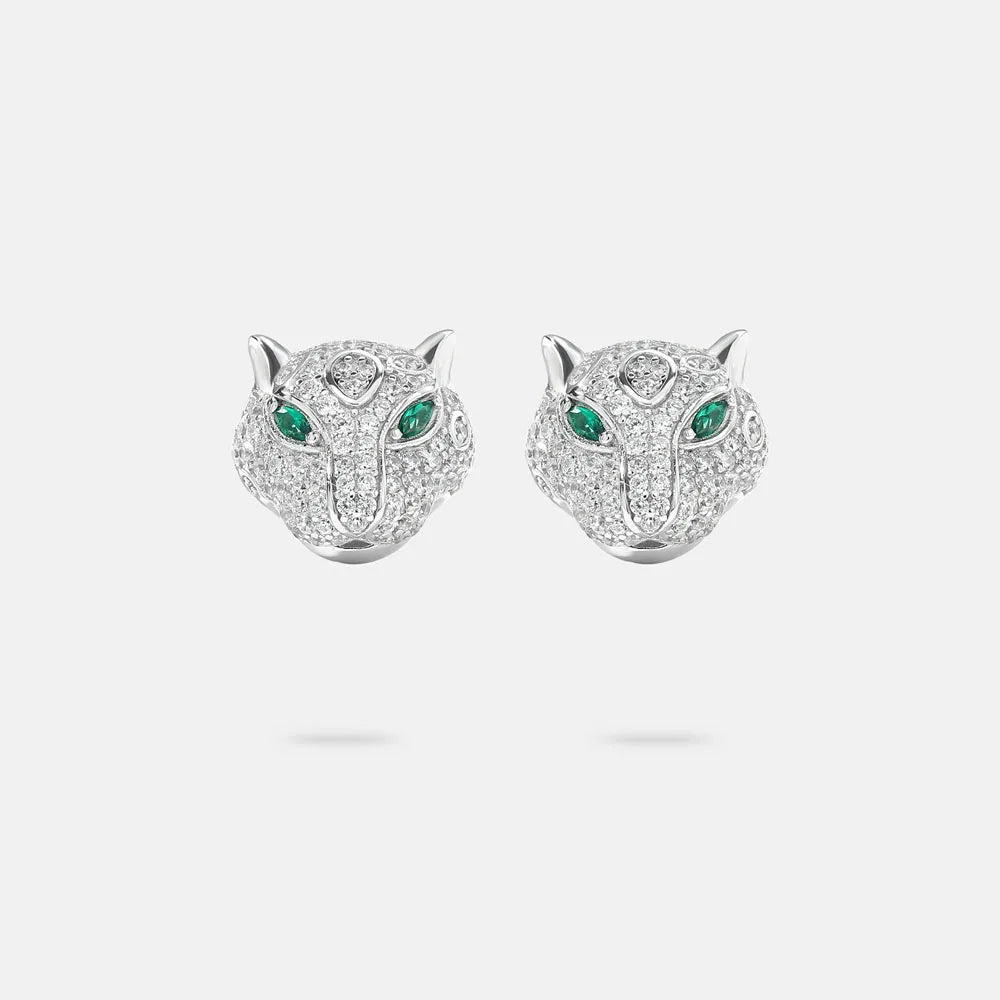 MUSHAN Jewelry Factory S925 Sterling Silver Stud Earrings High End Electroplated Gold High Carbon Diamond Jewelry