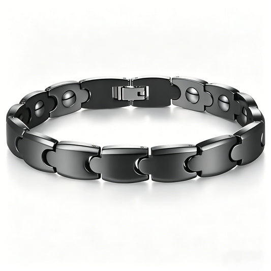 REBEL Unisex Magnetic Stainless Steel Buddhist Bracelet