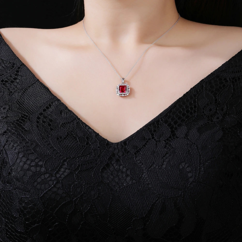 MUSHAN Jewelry Factory High Carbon Diamond Necklace for Women Cross Border Niche and High End 925 Silver Necklace