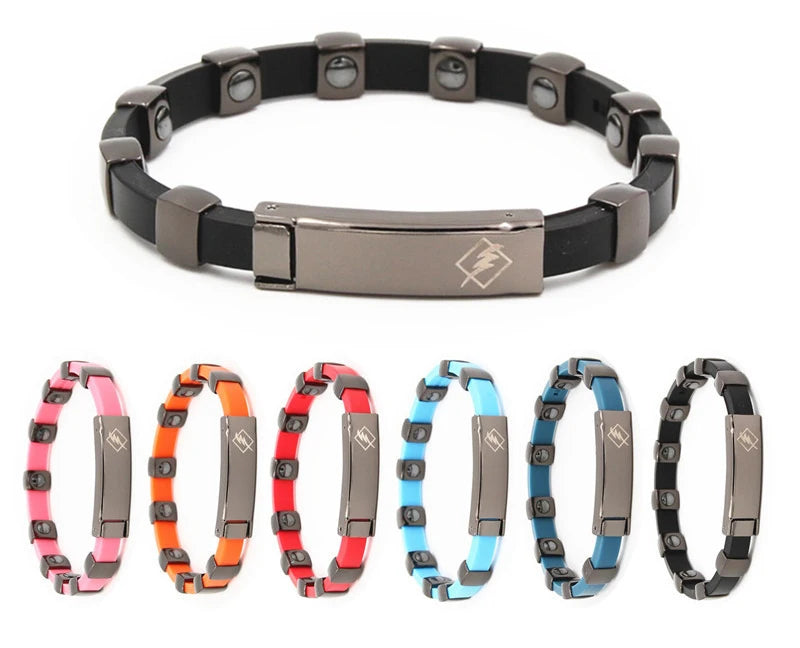 NewLife - Magnetic Silicone Stainless Steel Sport Bracelet
