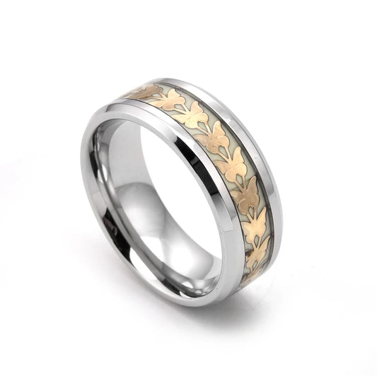 NEWLiFE REBEL Westward Mark Ring in Stainless Steel