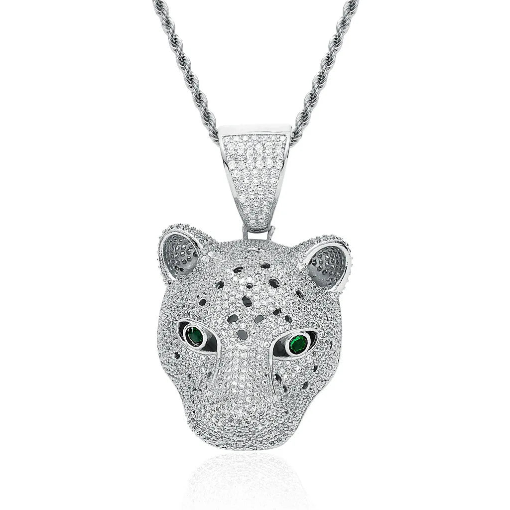 NEWLiFE BiG-BOSS Iced Out Cubic Zirconia Necklace in Brass for Men | Designer Hip-Hop Jewellery