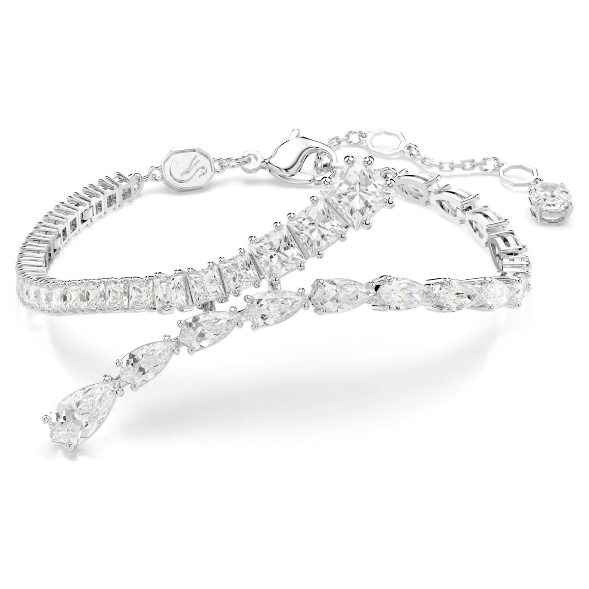 Gemfiori FASHIONISTA Austrian Matrix Series High-Quality Square Crystal Jewelry Set, Jewelry