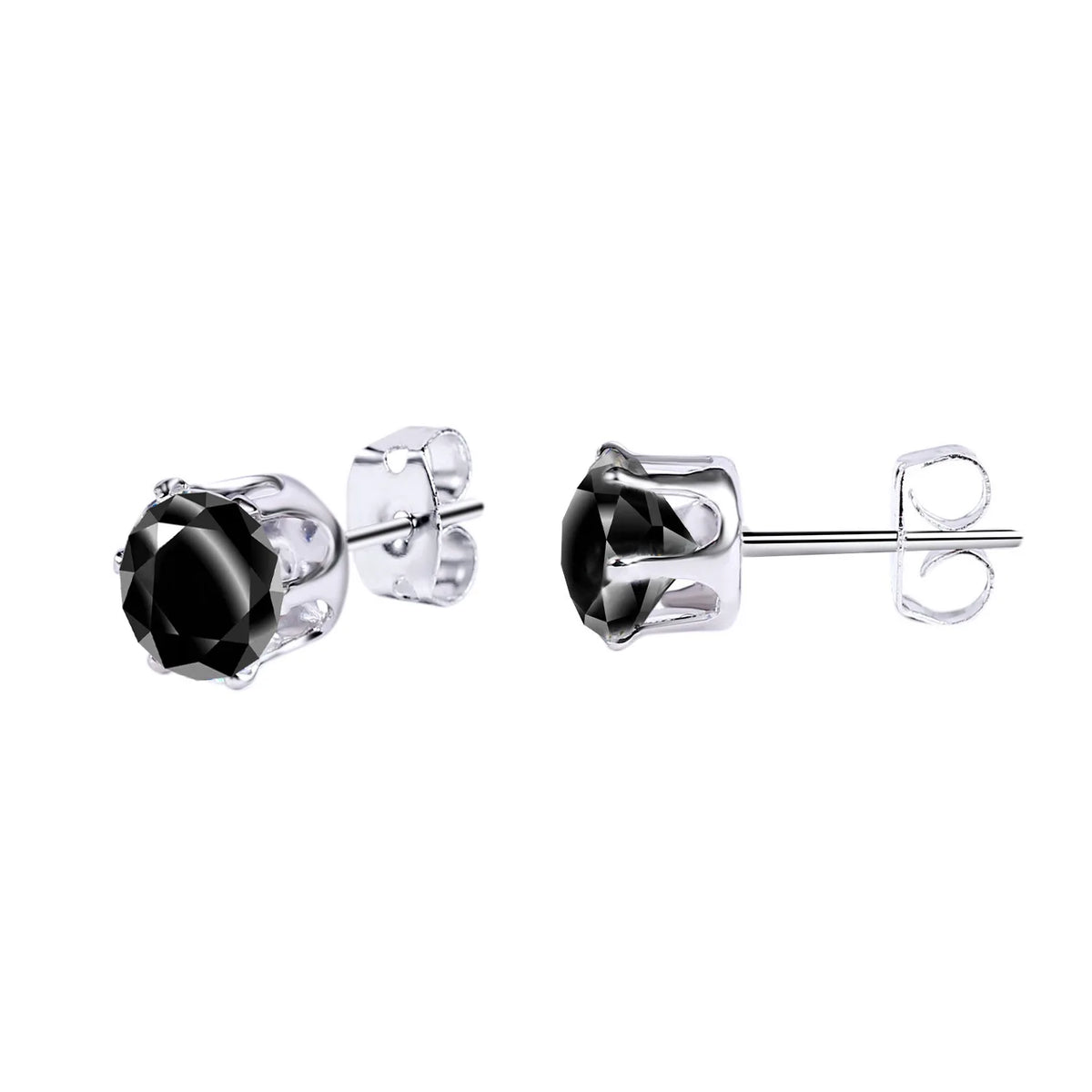 S&S Stainless Steel Zircon Hoop Drop Earrings — S&S Collection
