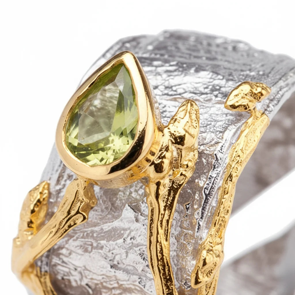 Custom Moroccan Period Handmade Design Fashion Luxury Gold Plated925 Sterling Silver Pearl Ring Ladies Jewelry Supplier