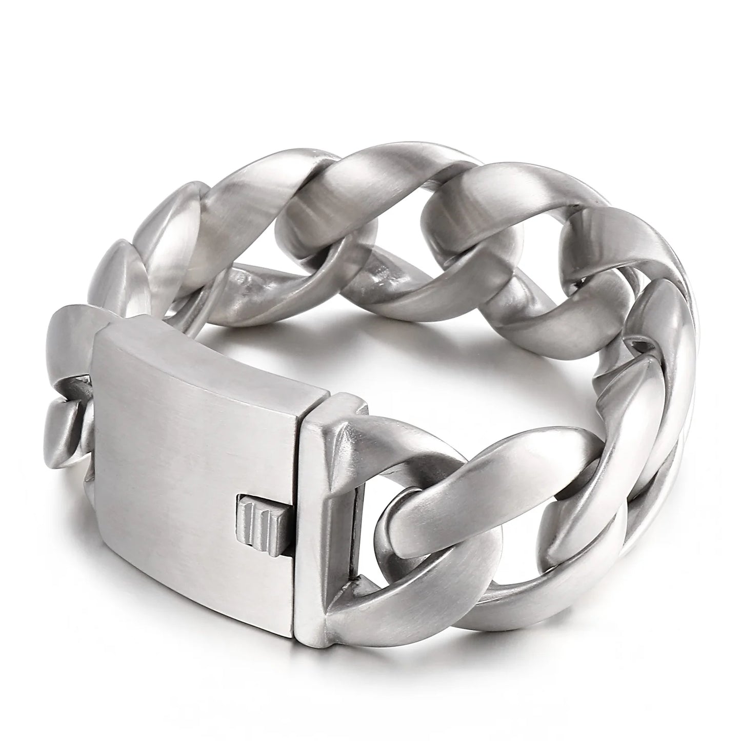 KALEN Jewelry Punk 24cm Different Texture 316L Stainless Steel  Bracelets Men