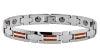 Fashion Men's Tungsten Carbide Magnetic Bracelet with Wood Inlay