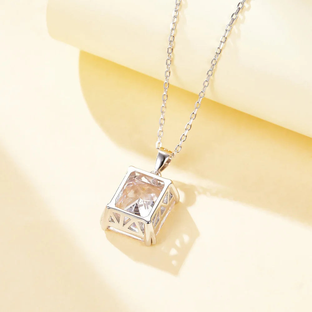 Gioiellieri Fine Jewelry: 925 Sterling Silver Custom Zircon and Colored Gemstone Necklace with the Twelve Birthstones Women Rhodium Plated