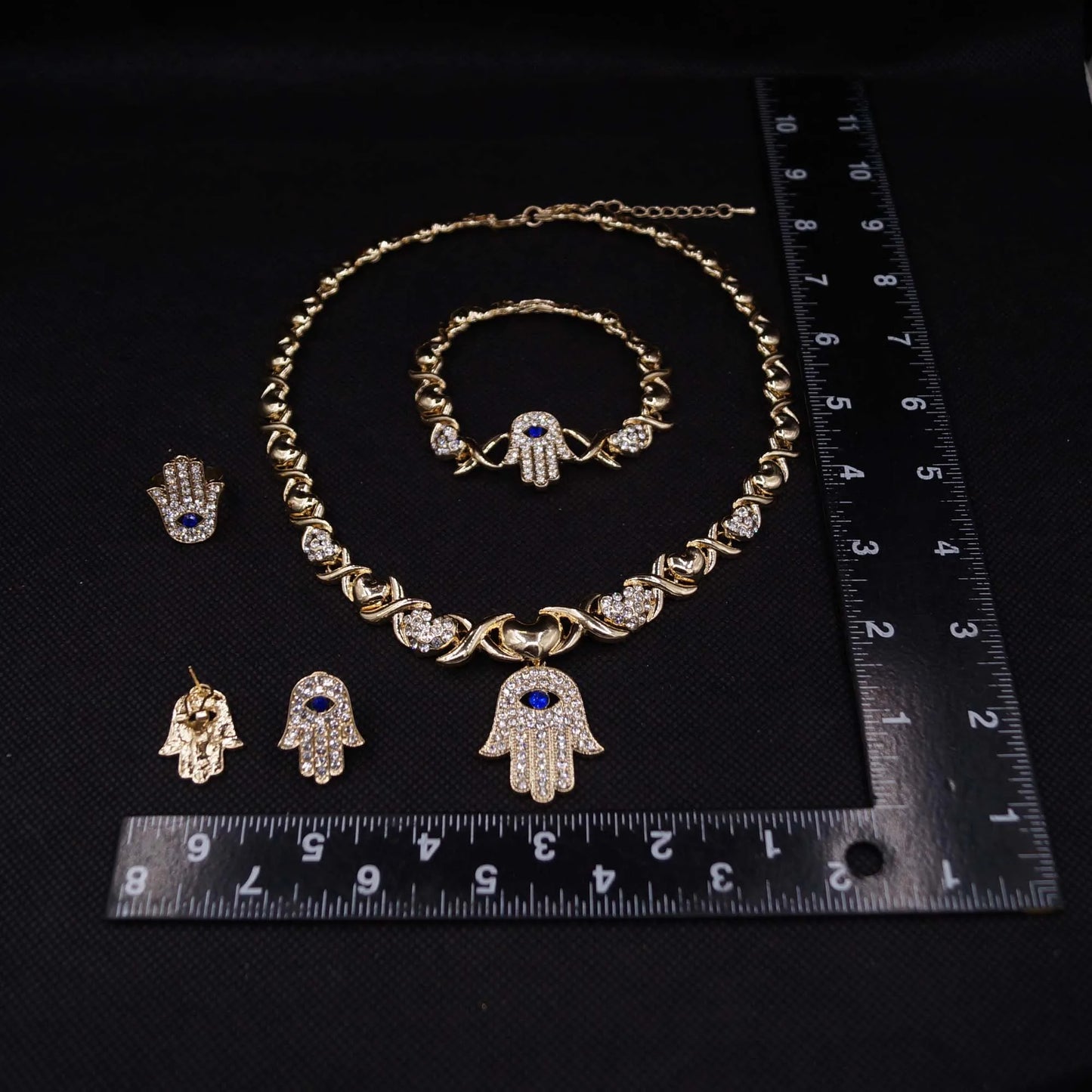 Zhuerrui Available African Gold Luxury Jewelry Sets Silver Beads Necklace Jewelry Set Cheap Women's Costume Accessories X0200