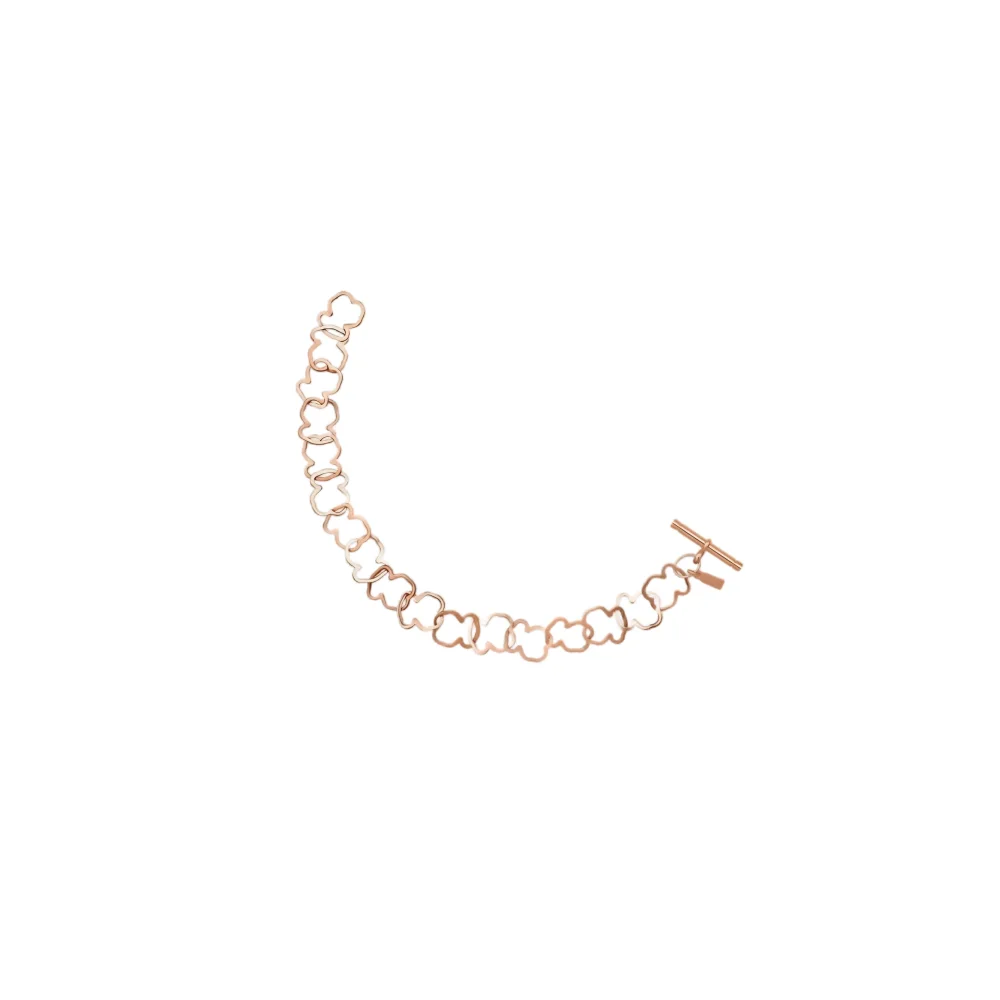 S&S Vintage Brass Zircon Slap & Snap Adjustable Charm Bracelet for Women Jewelry Gift