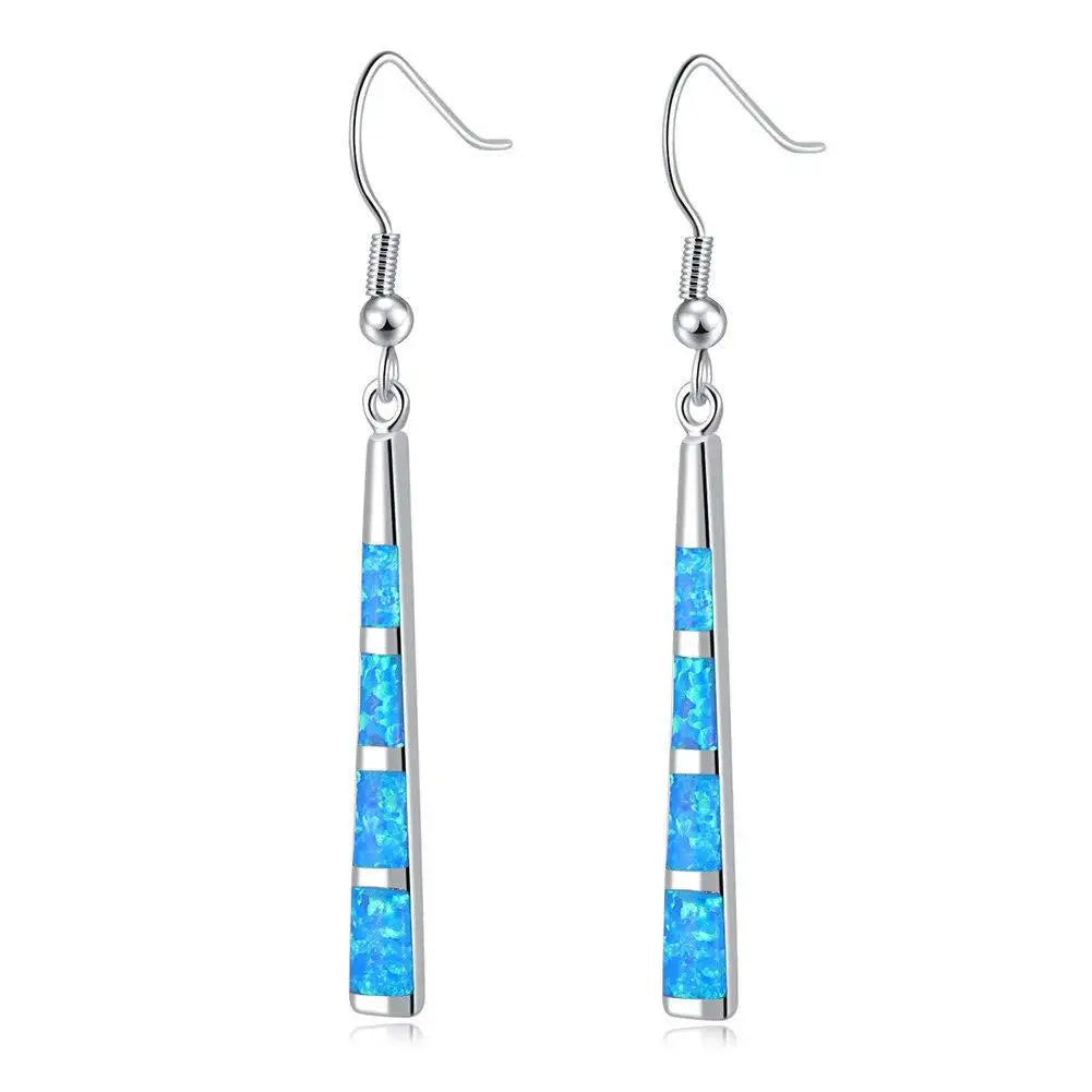 Hawaiian Vibes Hot SaleOpal Baseball Earrings Sparkle Boho Style