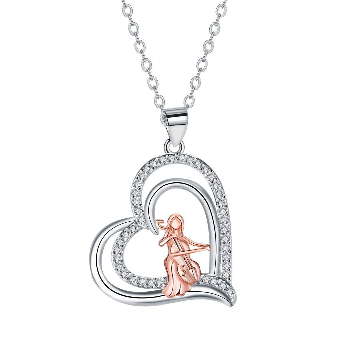 REDheart Silver Plated Heart Pendant Necklace Chai Dog Necklace Sunflower Necklace Bee Daisy Necklace Butterfly Necklace for Women Gift