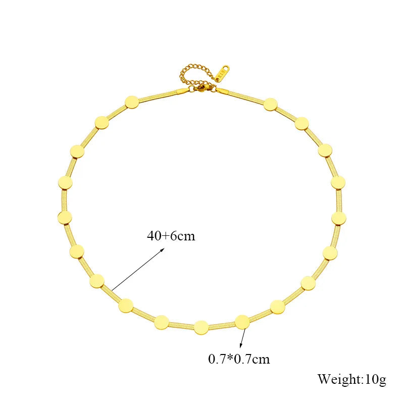 Gold Chain Necklace & Bracelet Jewellery Set | Premium Crafted Everyday Luxury Set