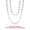BiG-BOSS Fast Shipping SC Cable Figaro Rope Paperclip Cuban Curb Link Chains Necklace Fine Jewelry 925 Silver Chains for Men Women