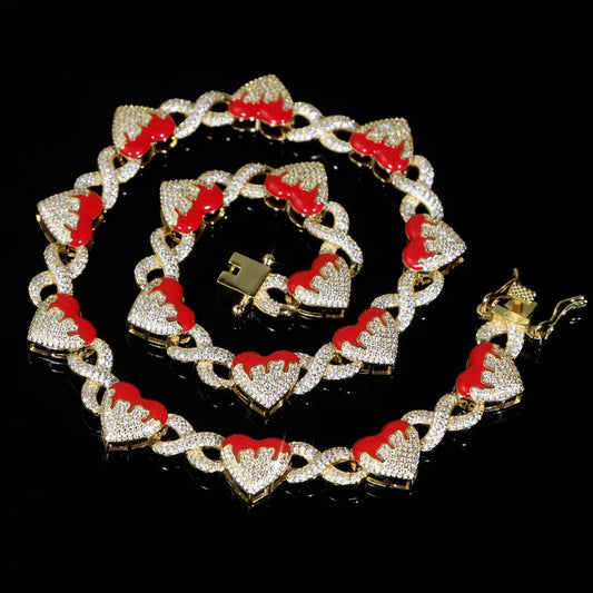 NEWLiFE REBEL Bold Echo Brass Necklace