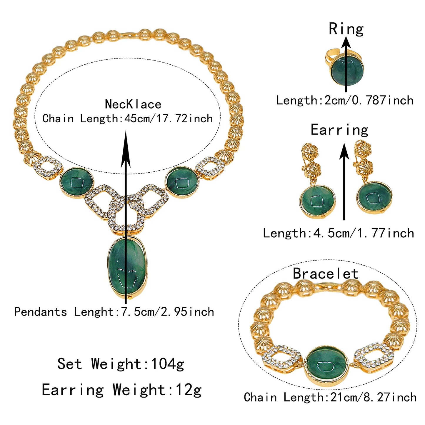 Zhuerrui Italiano Gold Designs Women Jewellery Set Party Fine Costume Jewelry Set Luxury Big Necklace Jewellery Sets HC24043214