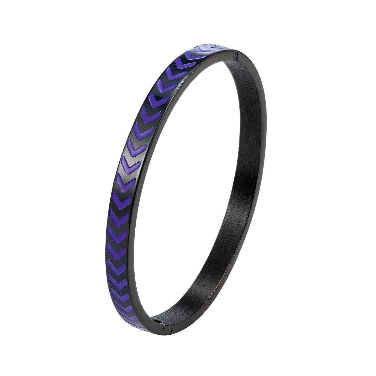 Women's Trendy Gold and Black Epoxy Stainless Steel for Bracelet New Cross-Border Fashion Wholesale Titanium Steel Jewelry