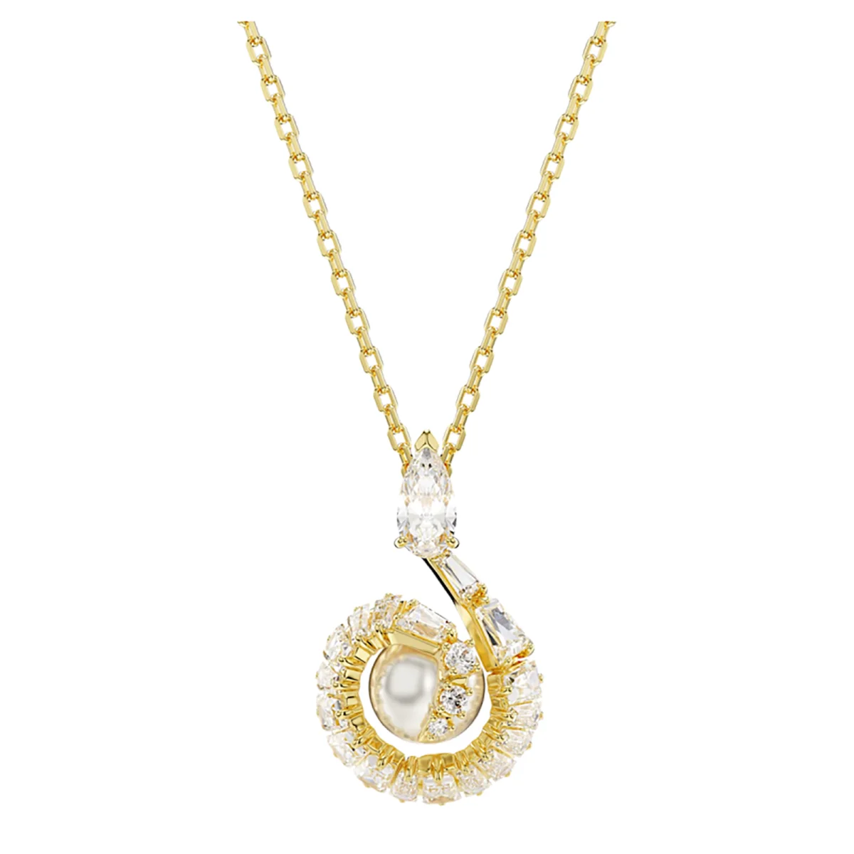 S&S Luxury Copper Zircon Vintage Chain Necklace with Stunning Gloss for Weddings Anniversaries & Parties