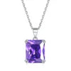 Gioiellieri Fine Jewelry: 925 Sterling Silver Custom Zircon and Colored Gemstone Necklace with the Twelve Birthstones Women Rhodium Plated