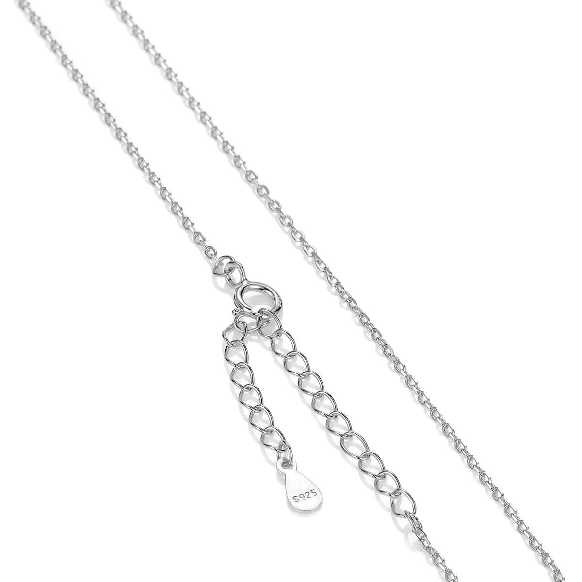 REDheart Custom 925 Sterling Silver Thin Chain Italy Link Adjustable Box Cross Singapore Gold Plated Necklace Fine Jewelry