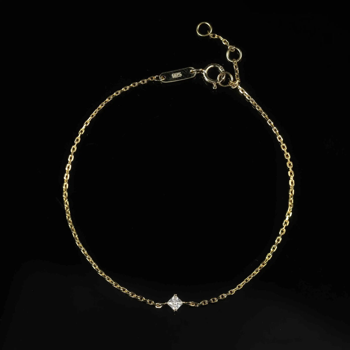 Gemfiori Abiding OEM ODM Unique Design Fancy Multi-shape Cut Tennis Bracelet 925 Silver Solid Gold Custom Stone Tennis Bracelet