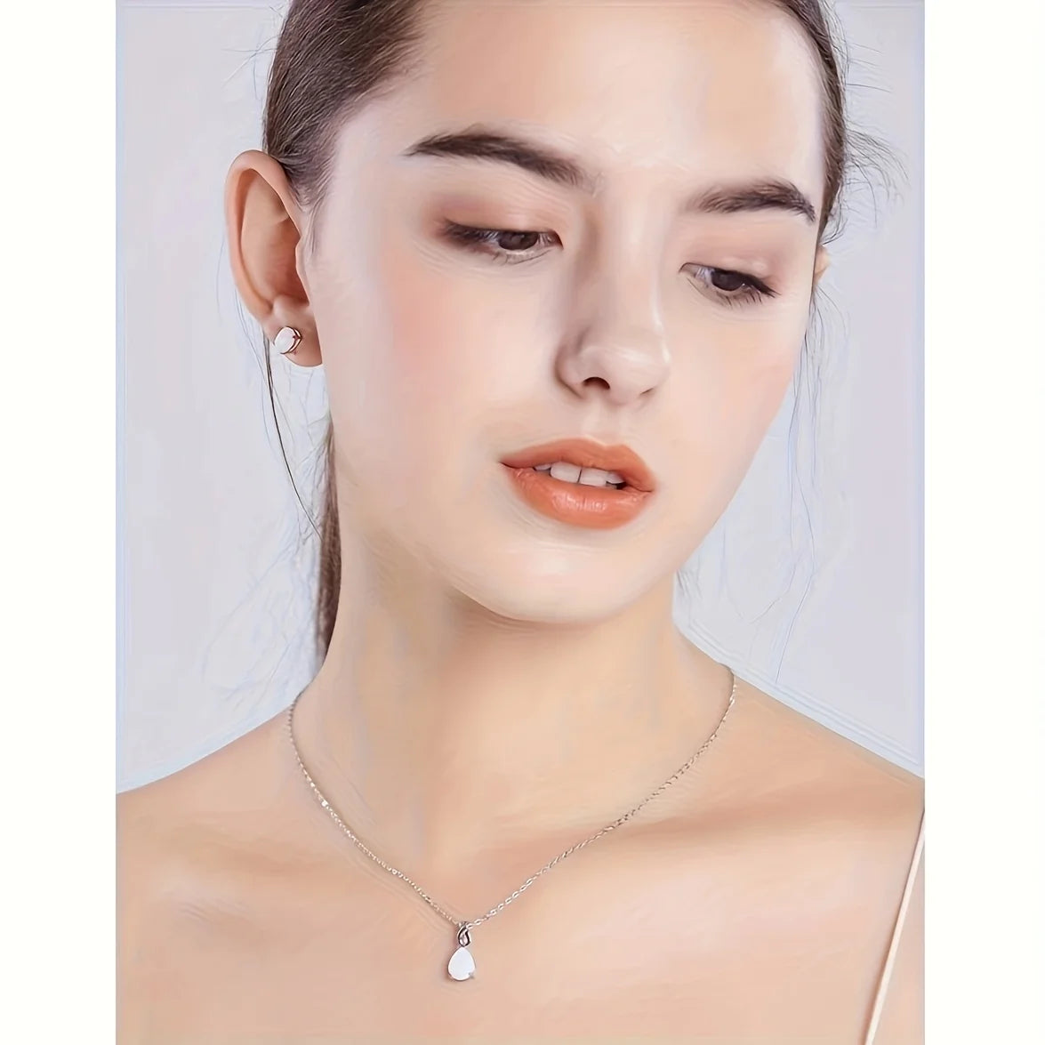 Minimalist Open Heart Pendant Aobao Versatile Fashion Accessory for Every Occasion