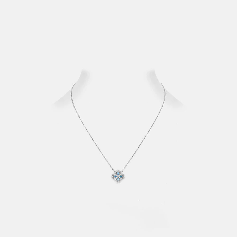MUSHAN Jewelry Factory S925 Sterling Silver Classic Four Leaf Clover Charm Necklace Women High End 18K Gold Plated O Chain High