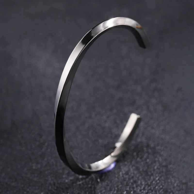 REBEL Stainless Inoxydable Stainless Steel 18K Gold Plated Roman Women Fashion Jewelry Bracelets Bangles