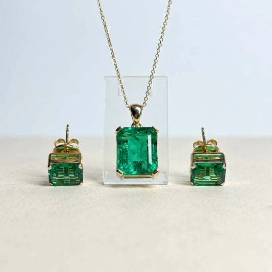 ArtistA Meadow Arc Yellow Jewellery Set