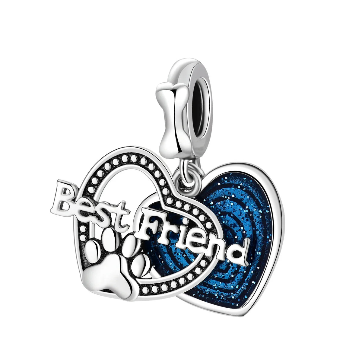 S&S Love-Themed Charm Pendant Collection | Silver Plated Alloy | 16 Designs | Bracelet & Necklace Charms | S&S Collection