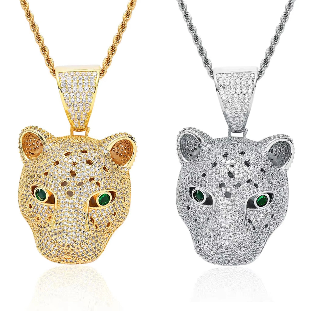 NEWLiFE BiG-BOSS Iced Out Cubic Zirconia Necklace in Brass for Men | Designer Hip-Hop Jewellery
