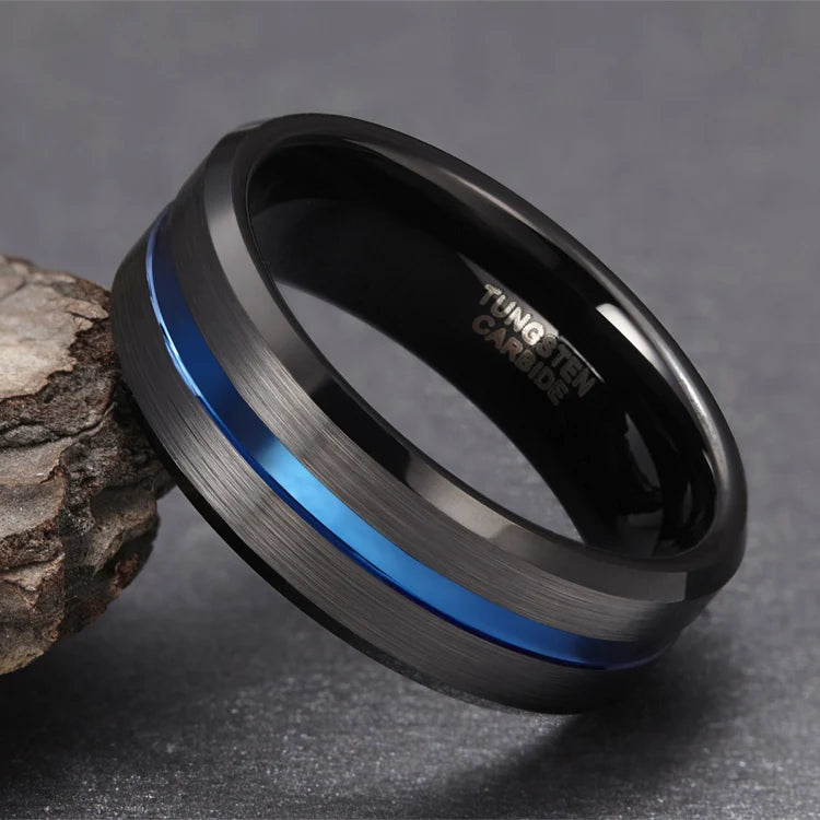 NEWLiFE REBEL Balance Loop 8mm Ring in Tungsten