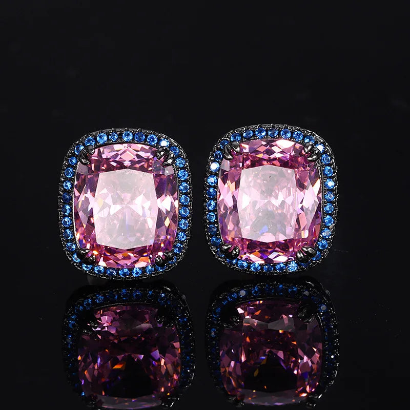 Gemfiori Light Luxury Earrings Necklace Ring Set High-end and Elegant Jewelry Fashionable and Versatile Jewelry