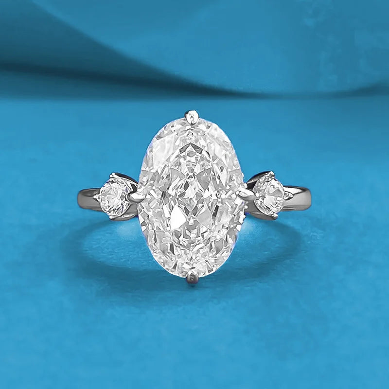Trendy Design 925 Sterling Silver 5A 8A Cubic Zirconia Ring Engagement Wedding Rings Custom Fine Jewelry Manufacturing Supplies