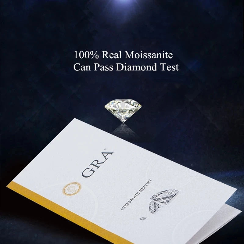 S&S D Colour Moissanite Bridal Jewellery Set | 4ct Oval Cut Ring, Earrings & Pendant Necklace | 925 Silver | S&S Collection