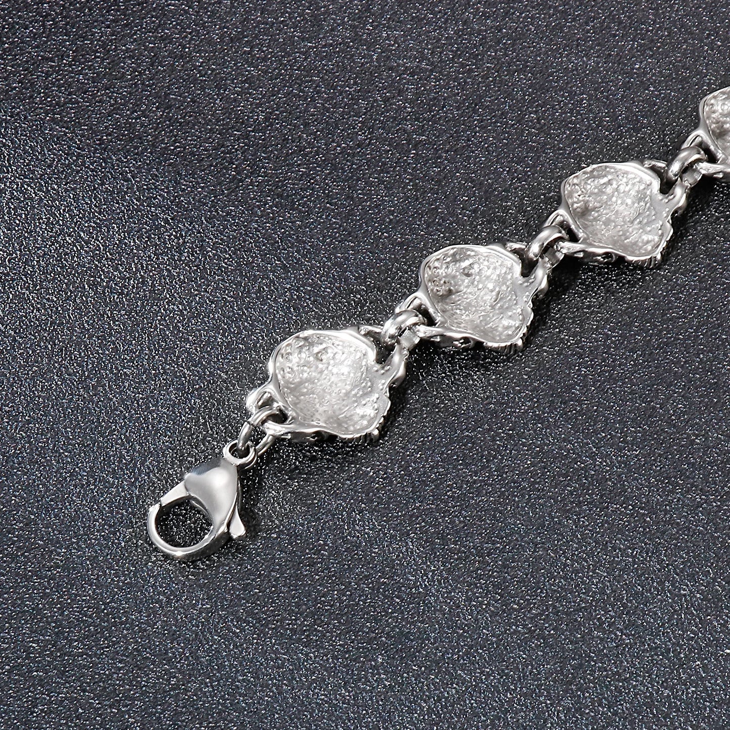 KALEN Skull Link Bracelet Personal Punk Skeleton Hand Bracelet Jewelry