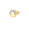S&S ASTM F136 Titanium 18K Gold Labret Stud | Zircon | 5 Designs