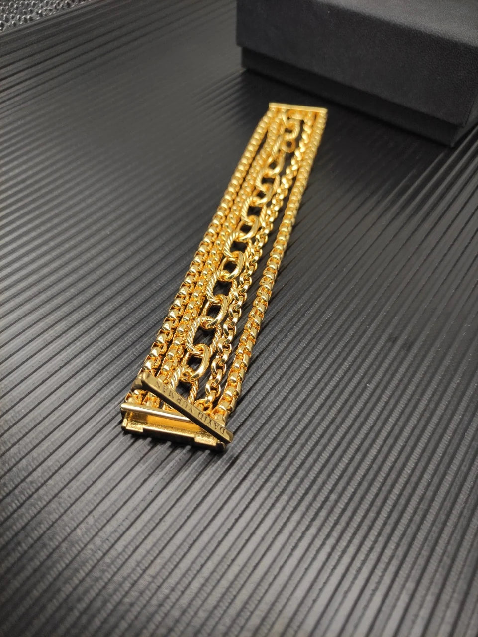 FASHIONISTA DY High-Quality Silver-Plated 29mm Multi-Row Bracelet, Gold-Plated 29mm Bracelet, Jewelry
